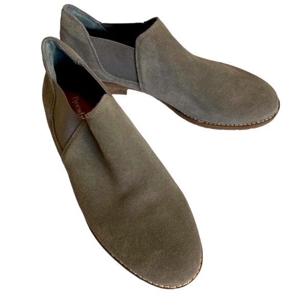 BJORNDAL Gianna Grey Suede Booties 8 - Picture 1 of 13